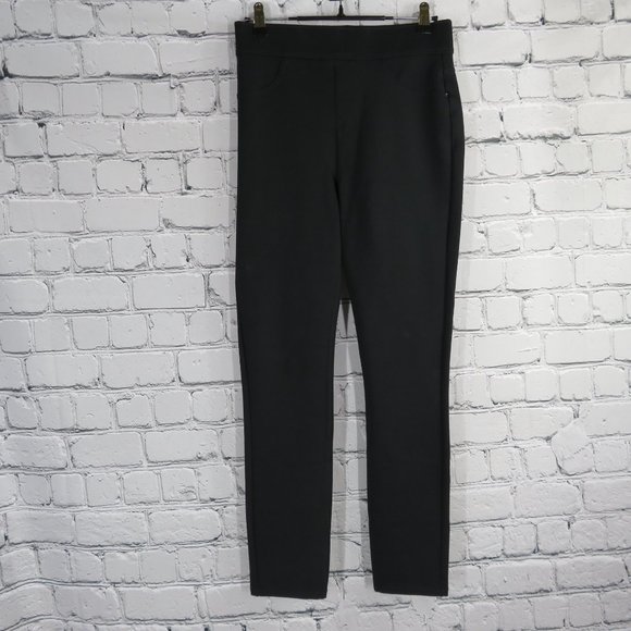 Women's Ponte Ankle Length Leggings - Black - Picture 4 of 6